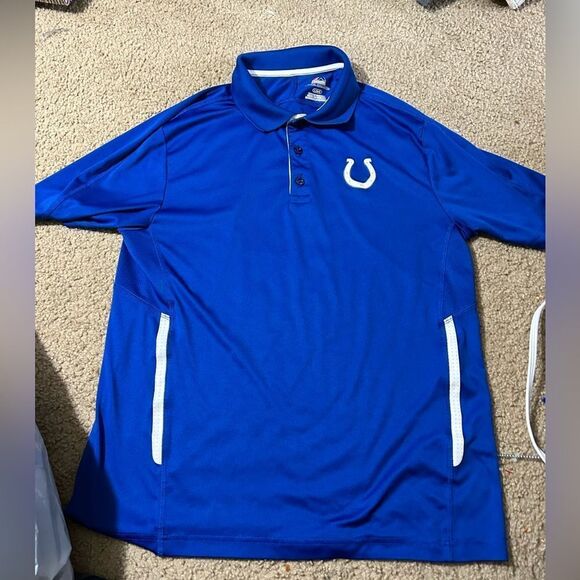Indianapolis Colts Athletic Golf Polo Shirt - Picture 1 of 3